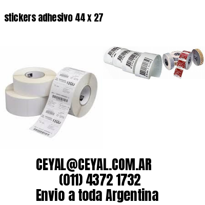 stickers adhesivo 44 x 27