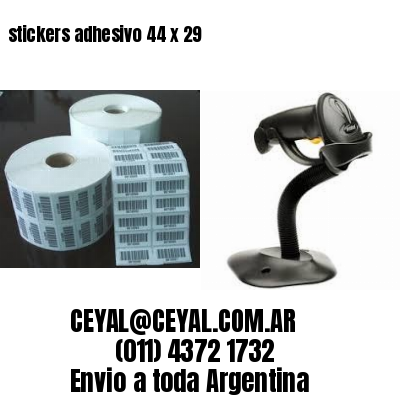 stickers adhesivo 44 x 29