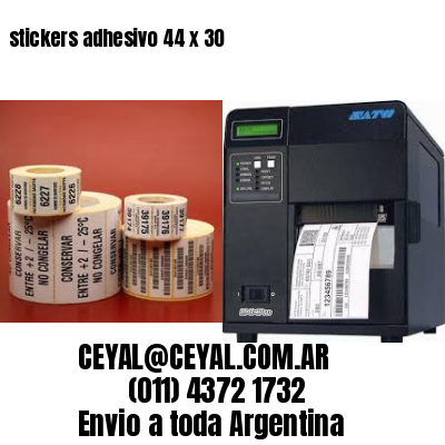 stickers adhesivo 44 x 30