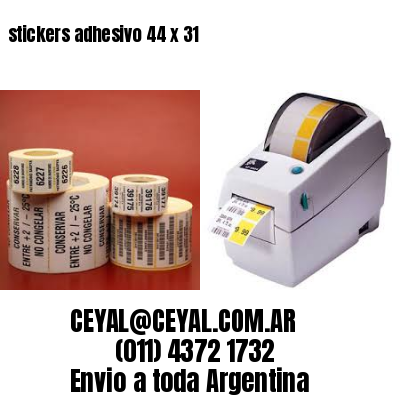 stickers adhesivo 44 x 31