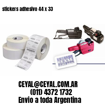 stickers adhesivo 44 x 33