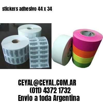stickers adhesivo 44 x 34