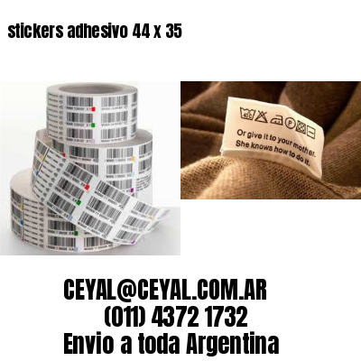 stickers adhesivo 44 x 35