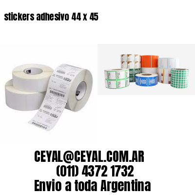 stickers adhesivo 44 x 45