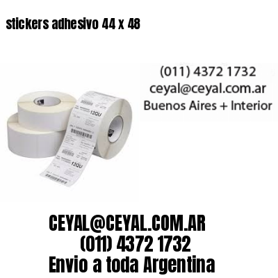 stickers adhesivo 44 x 48
