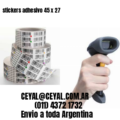 stickers adhesivo 45 x 27