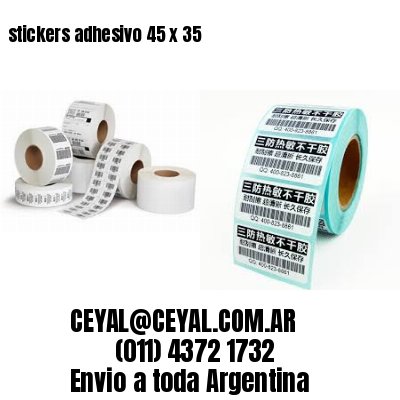 stickers adhesivo 45 x 35