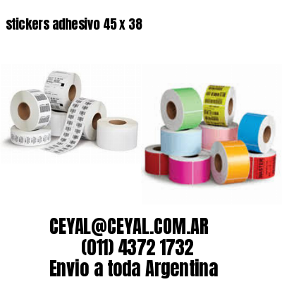 stickers adhesivo 45 x 38