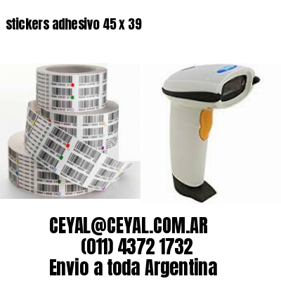 stickers adhesivo 45 x 39