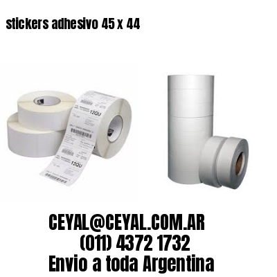 stickers adhesivo 45 x 44