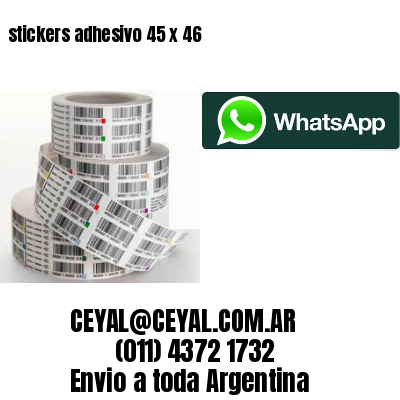 stickers adhesivo 45 x 46