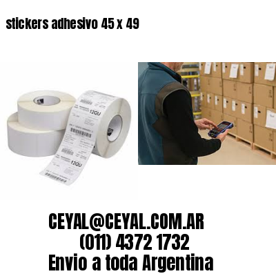 stickers adhesivo 45 x 49