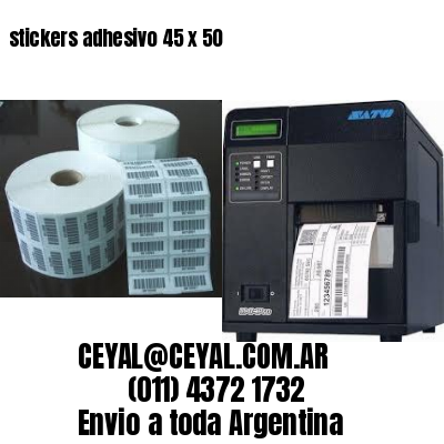 stickers adhesivo 45 x 50