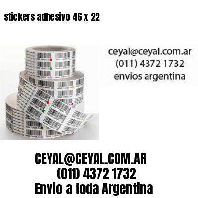 stickers adhesivo 46 x 22