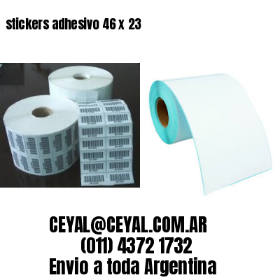 stickers adhesivo 46 x 23