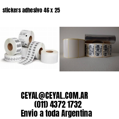 stickers adhesivo 46 x 25