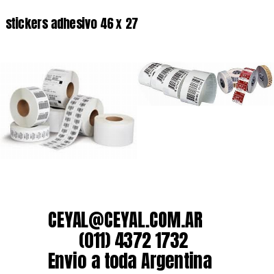stickers adhesivo 46 x 27