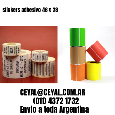 stickers adhesivo 46 x 28