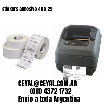 stickers adhesivo 46 x 29