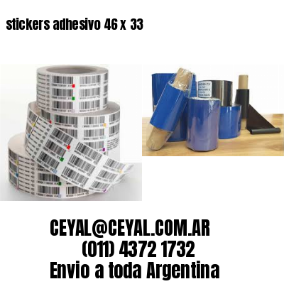 stickers adhesivo 46 x 33