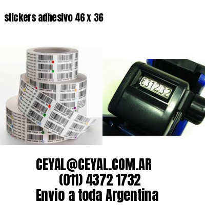 stickers adhesivo 46 x 36