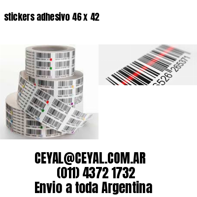 stickers adhesivo 46 x 42