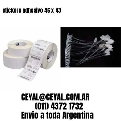 stickers adhesivo 46 x 43