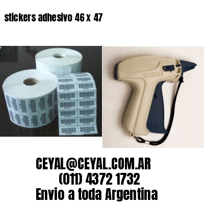 stickers adhesivo 46 x 47
