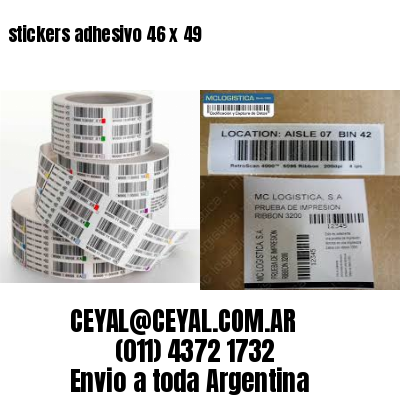 stickers adhesivo 46 x 49
