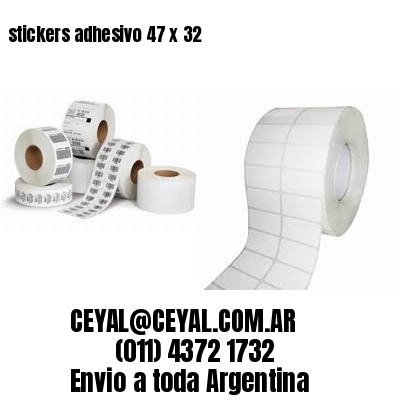 stickers adhesivo 47 x 32