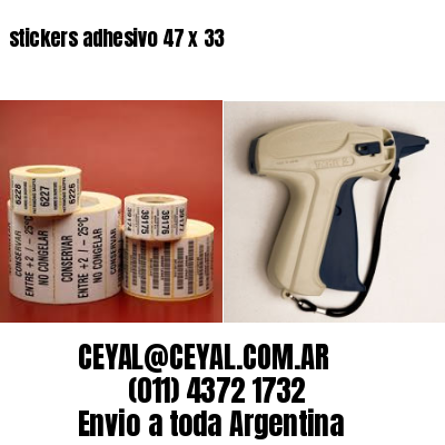 stickers adhesivo 47 x 33