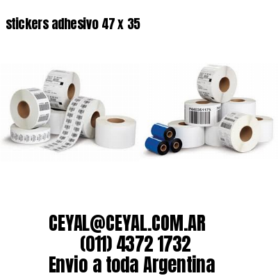 stickers adhesivo 47 x 35