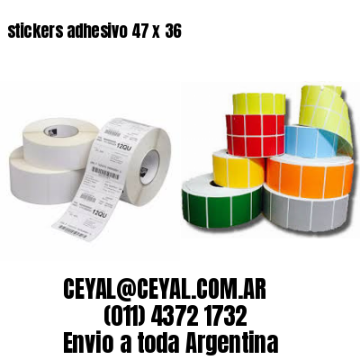 stickers adhesivo 47 x 36