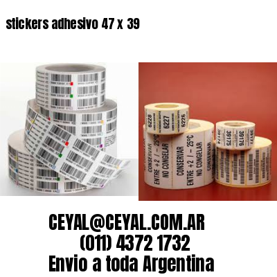 stickers adhesivo 47 x 39