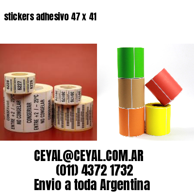 stickers adhesivo 47 x 41