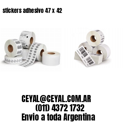 stickers adhesivo 47 x 42