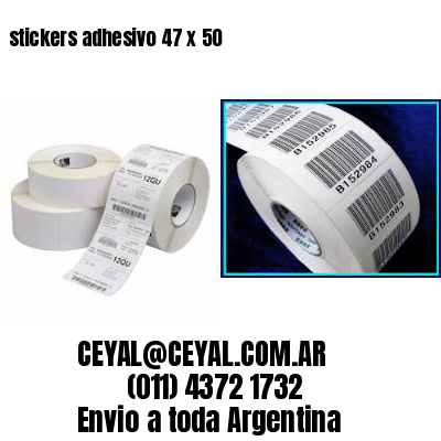 stickers adhesivo 47 x 50