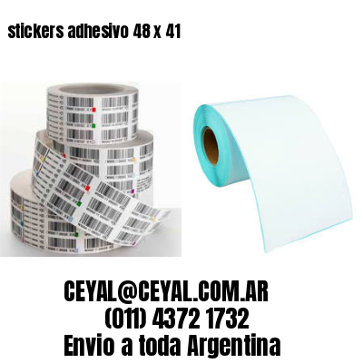 stickers adhesivo 48 x 41