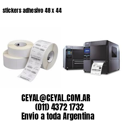 stickers adhesivo 48 x 44