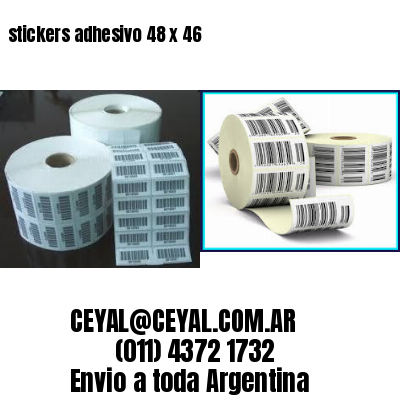 stickers adhesivo 48 x 46