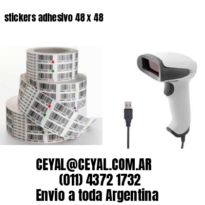 stickers adhesivo 48 x 48