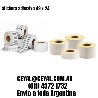 stickers adhesivo 49 x 24