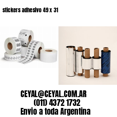 stickers adhesivo 49 x 31