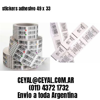 stickers adhesivo 49 x 33