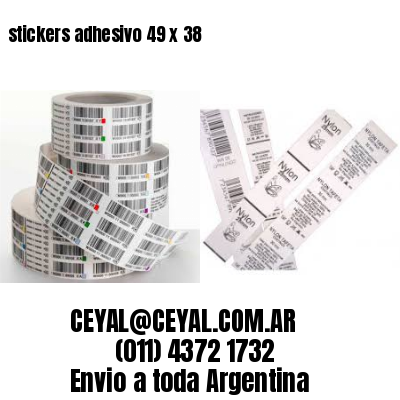 stickers adhesivo 49 x 38