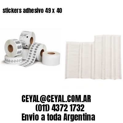 stickers adhesivo 49 x 40