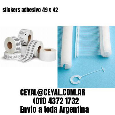stickers adhesivo 49 x 42