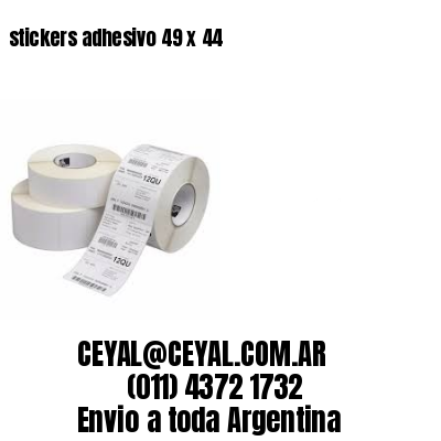 stickers adhesivo 49 x 44