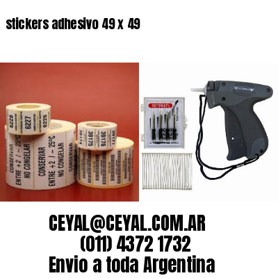 stickers adhesivo 49 x 49