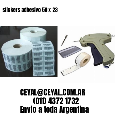 stickers adhesivo 50 x 23